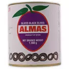 6 × Metal Can (1.56 kg) of Sliced Black Olives “Almas”