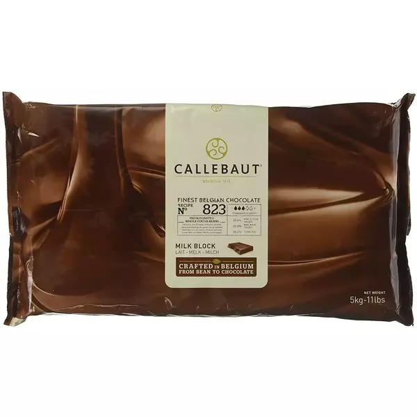 5 × كيس (5 كيلو) من قالب الشوكولاتة بالحليب “كاليبو”
