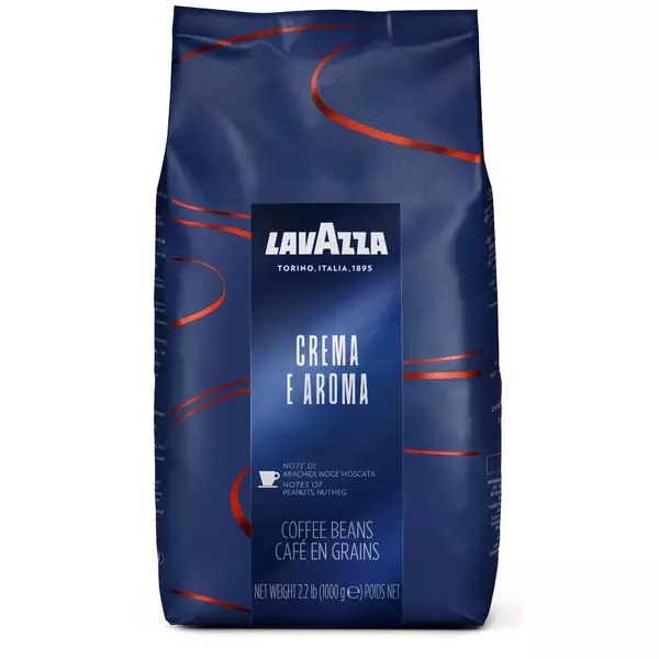 Bag (1 kg) of Crema E Aroma Coffee Beans “Lavazza”
