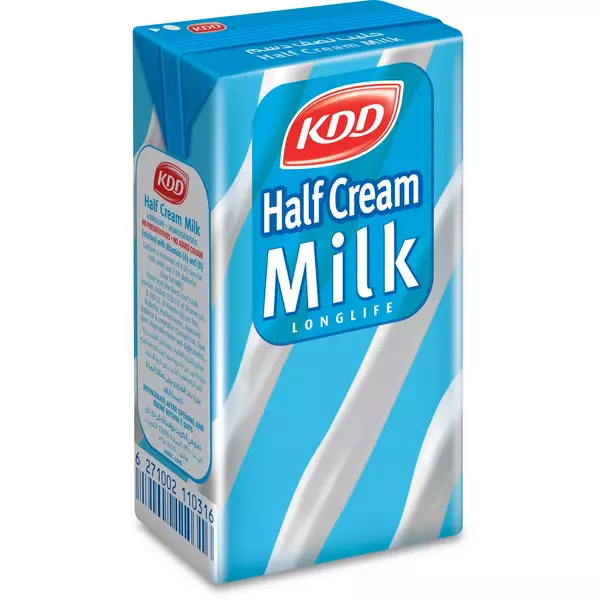 24 × Tetrapack (250 ml) of Half Fat Long Life Milk “KDD”