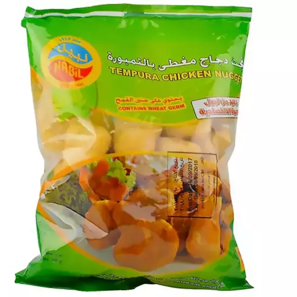 15 × Bag (900 gm) of Frozen Breaded Chicken Tempura Nuggets “Nabil”