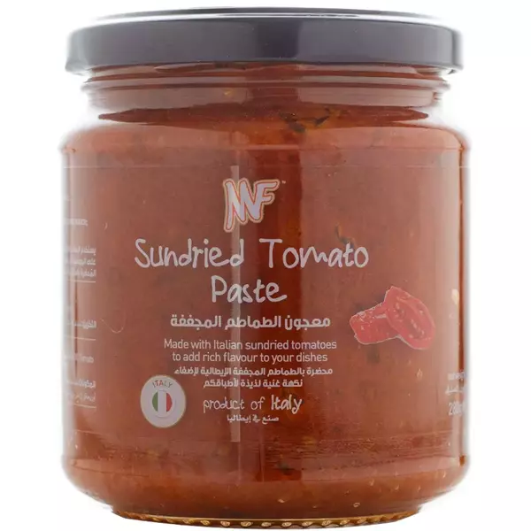 12 × جرة زجاجية (280 غرام) من معجون الطماطم المجففه  “إم إف”