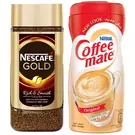 1 × 6 × Glass Jar (190 gm) of Nescafe Gold Dark Roast  “Nescafe” + 1 × 12 × Carton (900 gm) of Coffee Creamer “Coffee Mate”