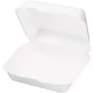 125 صندوق فلين (245 ملليمتر × 145 ملليمتر × 70 ملليمتر) من علبة غذاء بيضاء مع غطاء مفصلي “كي باك”