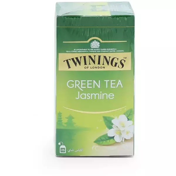 12 × كرتون (25 كيس شاي) من شاي أخضر مع الياسمين “تويننجز ”