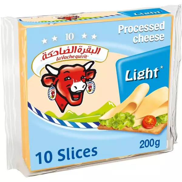 32 × Pouch (10 Slice) of Light Cheese Slices “La Vache Qui Rit”