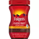 6 × Glass Jar (226 gm) of Crystals Classic Roast Instant Coffee “Folgers”