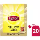 16 × كرتون (20 كيس شاي) من شاي العلامة الصفراء أكياس شاي “ليبتون”