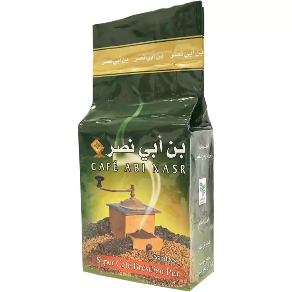 كيس (200 غرام) من قهوة لبنانية مطحونة مع هيل “قهوة ابي نصر”