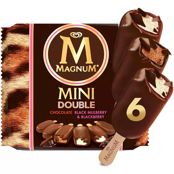 سكوير المصطلح بحث  ماغنوم ميني دبل بلاك التوت و بلاك آيس كريم ستيك | والز (ماركة) | جملة --  Magnum Mini Double Black Mulberry & Blackberry Ice Cream Stick | Wall's  (Brand) | Jumla