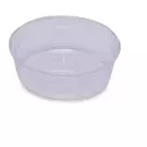 10 × 50 صندوق بلاستيك (8 اونصة سوائل) من حاوية طعام دائري شفاف مع الغطاء “ناتميد”