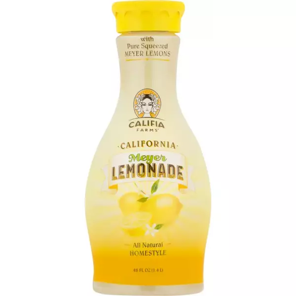 6 × قنينة بلاستيكية (1.4 لتر) من عصير ليمون كاليفورنيا “كاليفيا فارمز”