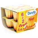 8 × 8 × Plastic Cup (80 gm) of Cream Caramel Dessert “Danette”
