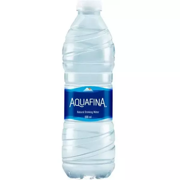 24 × قنينة بلاستيكية (600 مللتر) من أكوافينا مياه شرب معبأة - قنينة بلاستيكية “بيبسى”