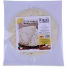 Plastic Wrap (5 Piece) of Fresh Multi Grain Tortilla 8" “Line Food”