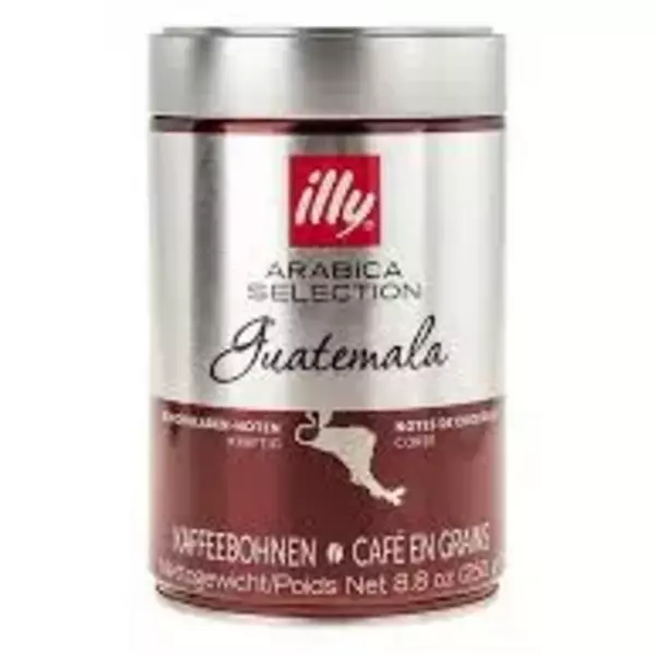 6 × Metal Can (250 gm) of Roasted Coffee Beans Arabica - Guatemala “illy”