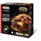 18 × Carton (4 Piece) of Craves Frozen Angus Beef Burger “Americana”