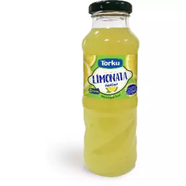 24 × قنينة زجاجية (250 مللتر) من  عصير ليمون  “توركو ”