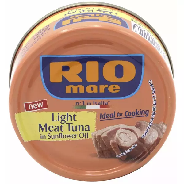 48 × 160 غرام من لحم تونة خفيف في زيت دوار الشمس “ريو ماري”