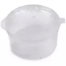 20 × 50 صندوق بلاستيك (1.5 اونصة سوائل) من وعاء الصلصة شفاف مع غطاء مفصلى “ثيرموبلاست”