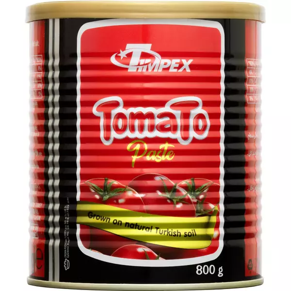 12 × علبة معدنية (800 غرام) من معجون طماطم “تمبكس”