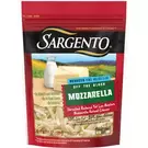 12 × كيس (198 غرام) من جبنة موزاريلا طبيعية مبشورة قليلة الدسم “سارجينتو”