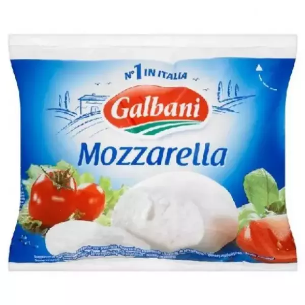 12 × Pouch (125 gm) of Mozzarella Cheese Boules “Galbani”