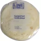 Plastic Wrap (10 Piece) of Fresh White Tortilla 12" “Line Food”