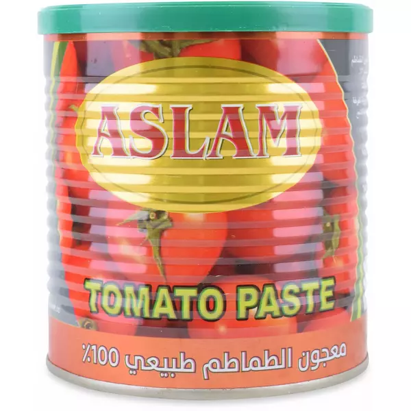 علبة معدنية (800 غرام) من معجون طماطم “أسلام”
