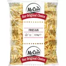 4 × Bag (2.5 kg) of Frozen Julienne Fries 6x6 “McCain”