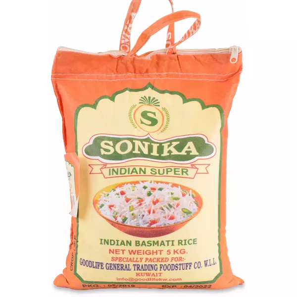 كيس (5 كيلو) من أرز هندي بسمتي ممتاز  “سونيكا”