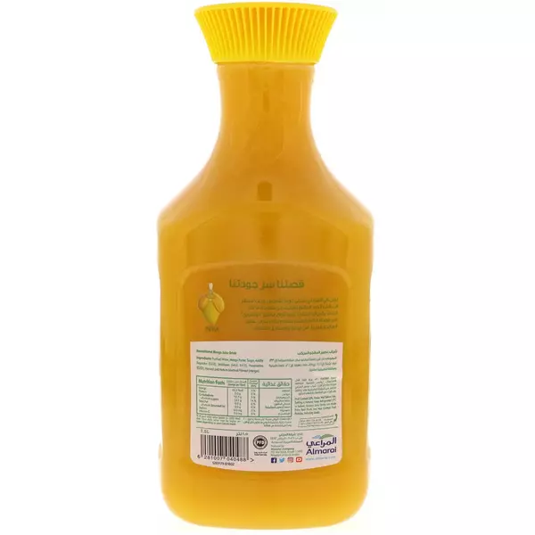12 × قنينة بلاستيكية (1.5 لتر) من شراب عصير المانجو  “المراعي”