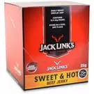 10 × كيس (25 غرام) من لحم بقر مجفف بنكهة الحلو و الحار “جاك لينكس”
