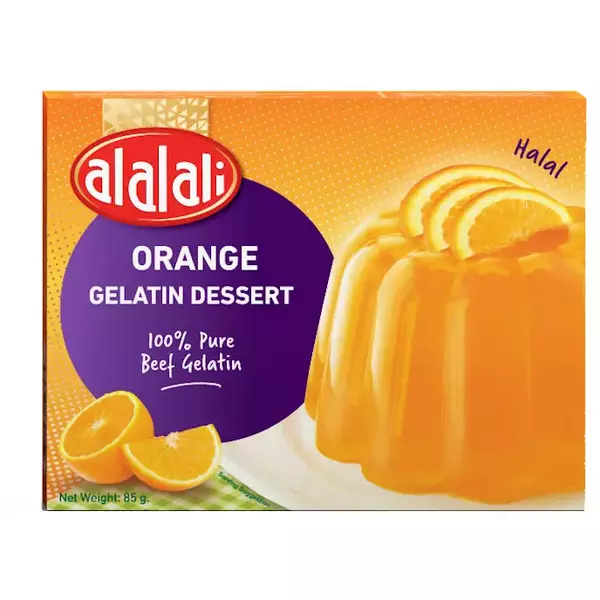 72 × كرتون (85 غرام) من حلوى الجيلاتين - برتقال “العلالي”