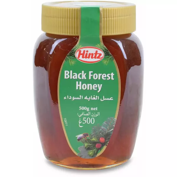 6 × جرة زجاجية (500 غرام) من عسل الغابة السوداء “هنتز”
