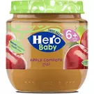 12 × جرة زجاجية (125 غرام) من  غذاء اطفال - كمبوت تفاح  “هيرو بابي ”