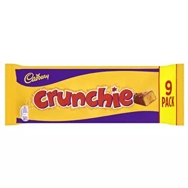 10 × Pouch (234.9 gm) of Crunchie Chocolate Bar “Cadbury”