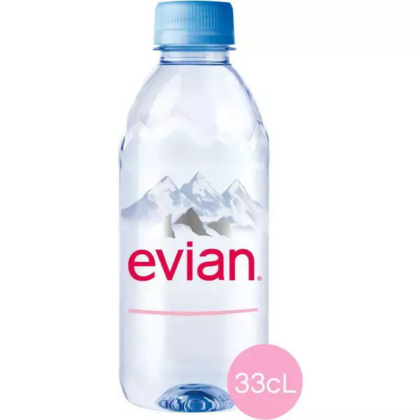 5 × 24 × 330 مللتر من مياه معدنية طبيعية - قنينة بلاستيكية “إيفيان”