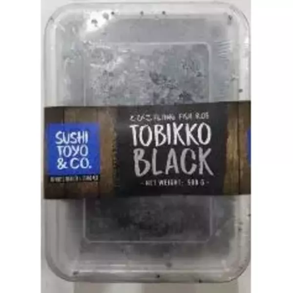 صندوق بلاستيك (500 غرام) من توبيكو أسود - بطارخ مجمده “شين هو”