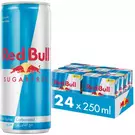 24 × علبة معدنية (250 مللتر) من مشروب طاقة خالى من السكر “ريد بل”