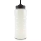 12 × قنينة بلاستيكية (32 اونصة سوائل) من زجاجة ضغط من ماتي أونصة شفافة بغطاء أرجواني 32 أونصة “تريكس”