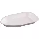 500 صينية (180 ملليمتر × 110 ملليمتر × 18 ملليمتر) من صينية فوم بيضاء شبه مستطيلة “كي باك”