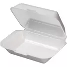 250 صندوق فلين (190 ملليمتر × 140 ملليمتر × 70 ملليمتر) من علبة غذاء بيضاء مع غطاء مفصلي “كي باك”