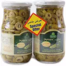 6 × 2 × Glass Jar (325 gm) of Sliced Green Olives in Olive Oil “Halwani Bros”