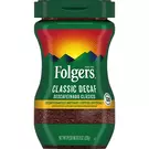 6 × Glass Jar (226 gm) of Decaffeinated Instant Coffee “Folgers”