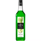 6 × قنينة زجاجية (1000 مللتر) من شراب سيرب التفاح الأخضر الحامض المركز “روتين 1883”