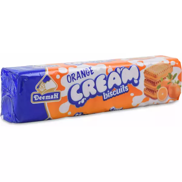 بسكويت بالكريمة و البرتقال | ديمه (ماركة) | جملة -- Orange Cream Biscuits |  Deemah (Brand) | Jumla