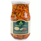 12 × Glass Jar (325 gm) of Sliced Green Olives with Chilli in Olive Oil “Halwani Bros”