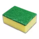 12 قطعة (90 ملليمتر × 60 ملليمتر × 35 ملليمتر) من اسفنجة تنظيف خضراء “ناتميد”