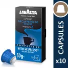 10 × Carton (10 Piece) of Decaffeinated Ricco Espresso Capsules “Lavazza”